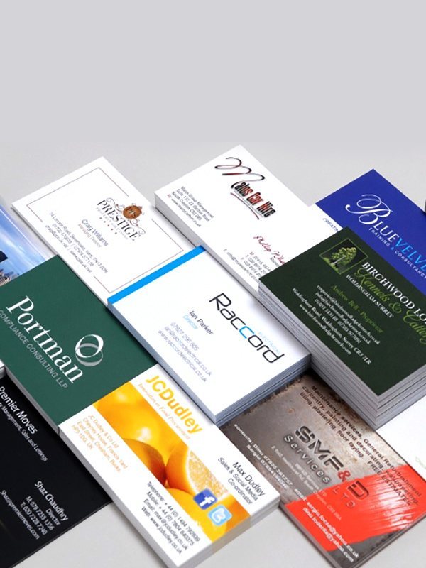 Business-card catalogue illustration